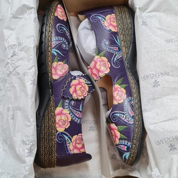 Anuschka Ella Printed Leather Mary Jane 4241 - Picture 2 of 2